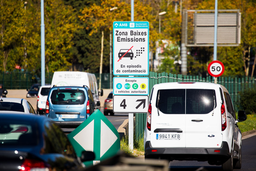 Low emissions zone Barcelona