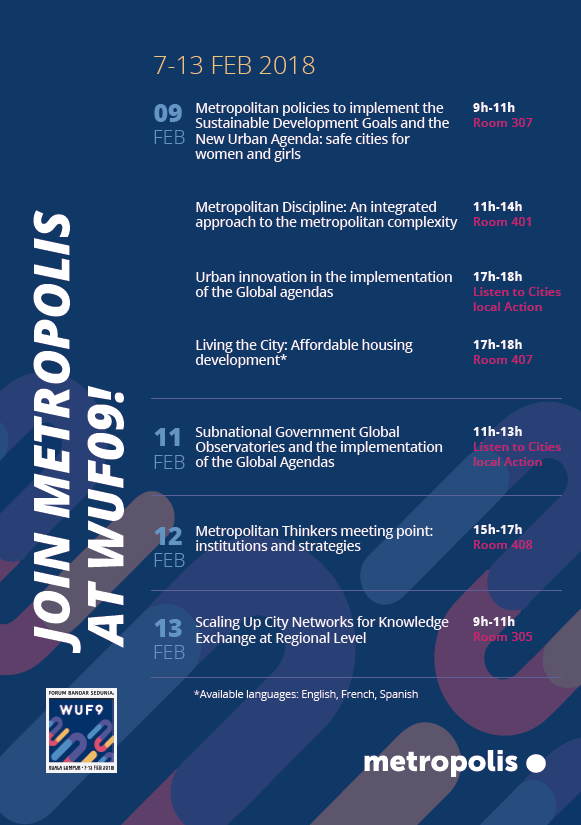 WUF9 Metropolis events