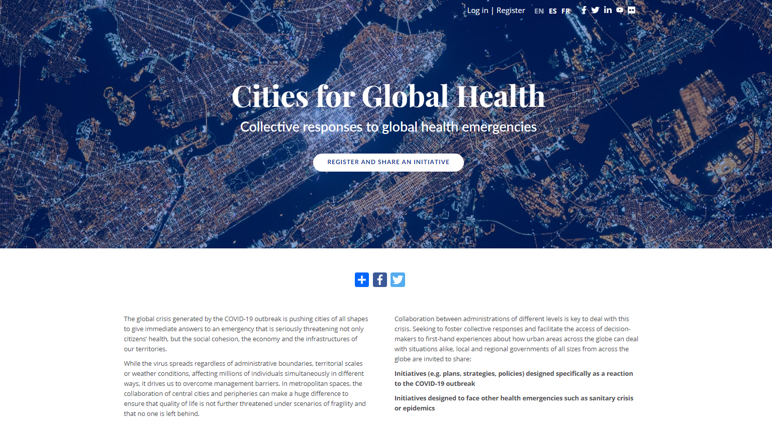 Cities for Global Health