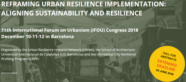 11th International Forum on Urbanism (IFOU) Congress 2018