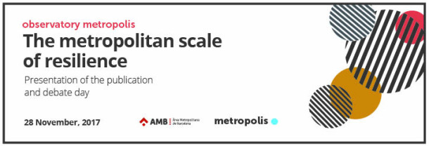The metropolitan scale of resilience